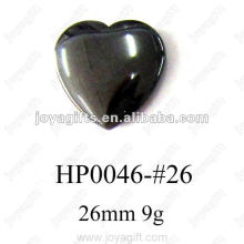 Pendentifs coeur Hematite 26MM